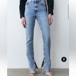 Zara Split Hem Jean